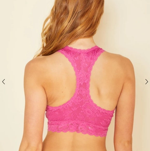 COSABELLA FLORAL LACE RACERBACK BRALETTE S - Picture 7 of 8